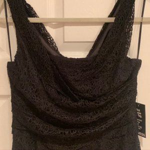 NWT Black Lace Express Dress